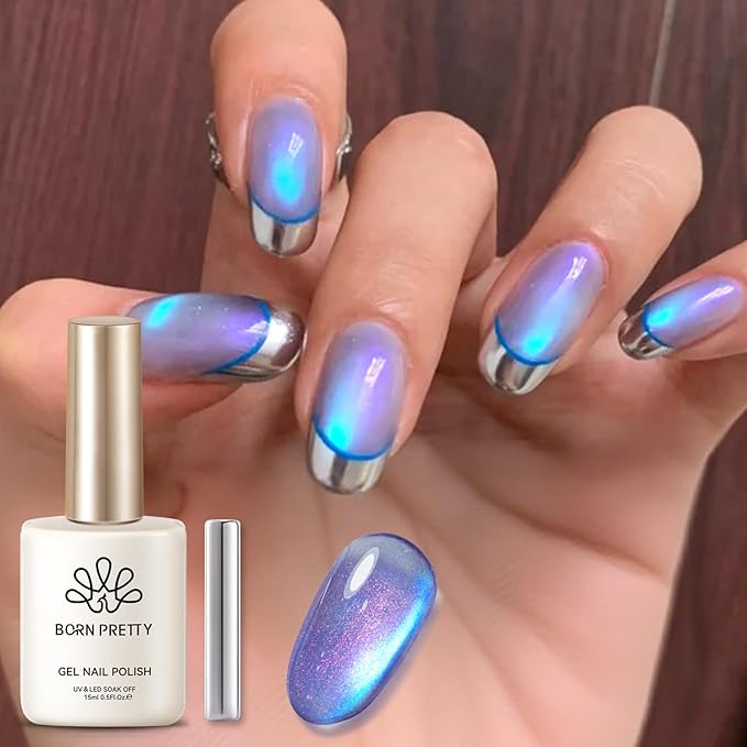 Esmalte de uñas magnético BORN PRETTY Night Purple 15ml miniatura 2