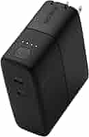 Amazon | エレコム モバイルバッテリー 5000mAh AC時67W 20W