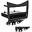 Scosche HA1573B Compatible with 2003-07 Honda Accord DIN w/Pocket Dash Kit Black; Lower Dash Kit Black
