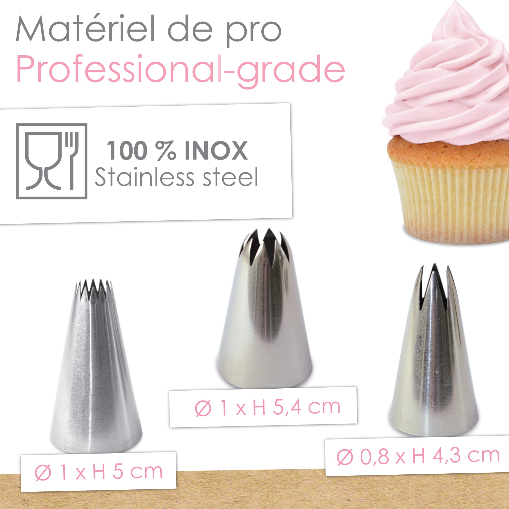 Plate-it Piping bag holder incl. accessories Style de Vie Plate-it Piping bag holder incl. accessories Style de Vie