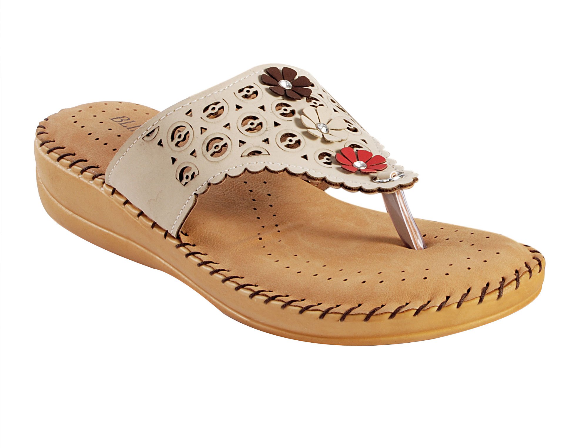 Blinder Womens Doctor Ladies Latest and Stylish Slipper on Amazon Cream (B074THTN6S) Amazon Price History, Amazon Price Tracker