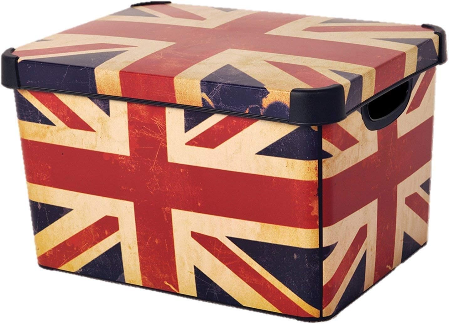 CURVER Stockholm Union Jack Deco Storage Multi Colour, 22 Litre