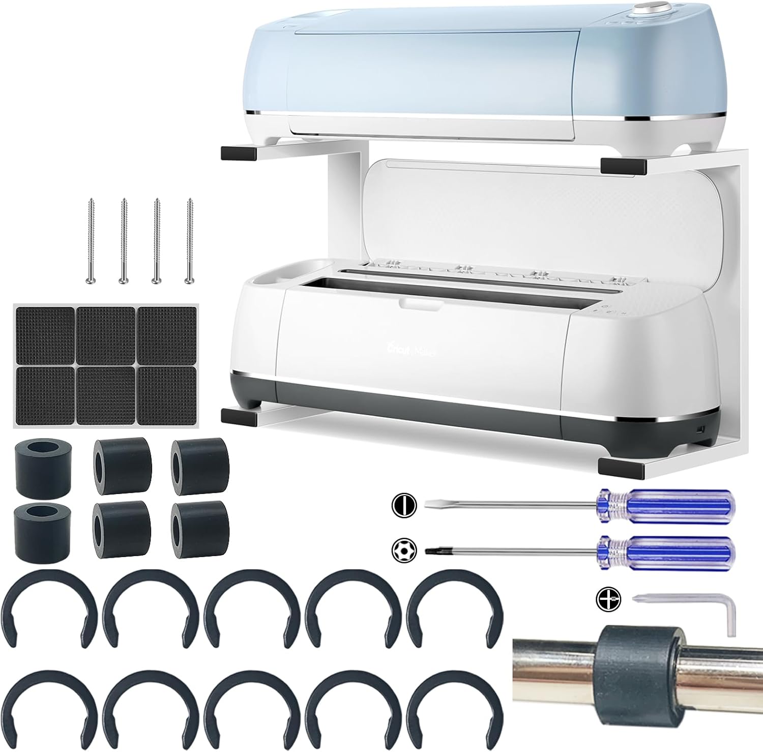 Stand Legs and Rubber Roller Replacement for Cricut