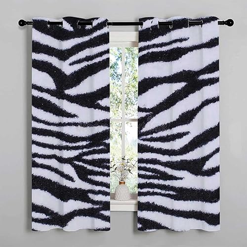 Cortinas Blackout para Habitacion Cortinas divisoras modernas de cebra coloridas, cortinas para cuartos separados, 55 pulgadas de ancho por 55