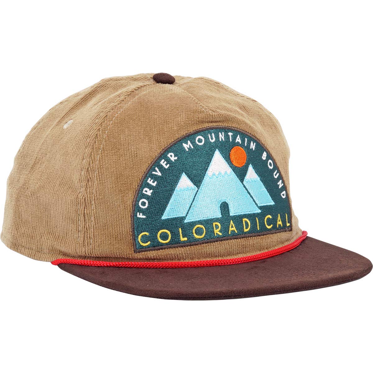 ColoradicalF.M.B. Corduroy Snapback Hat (Brown)
