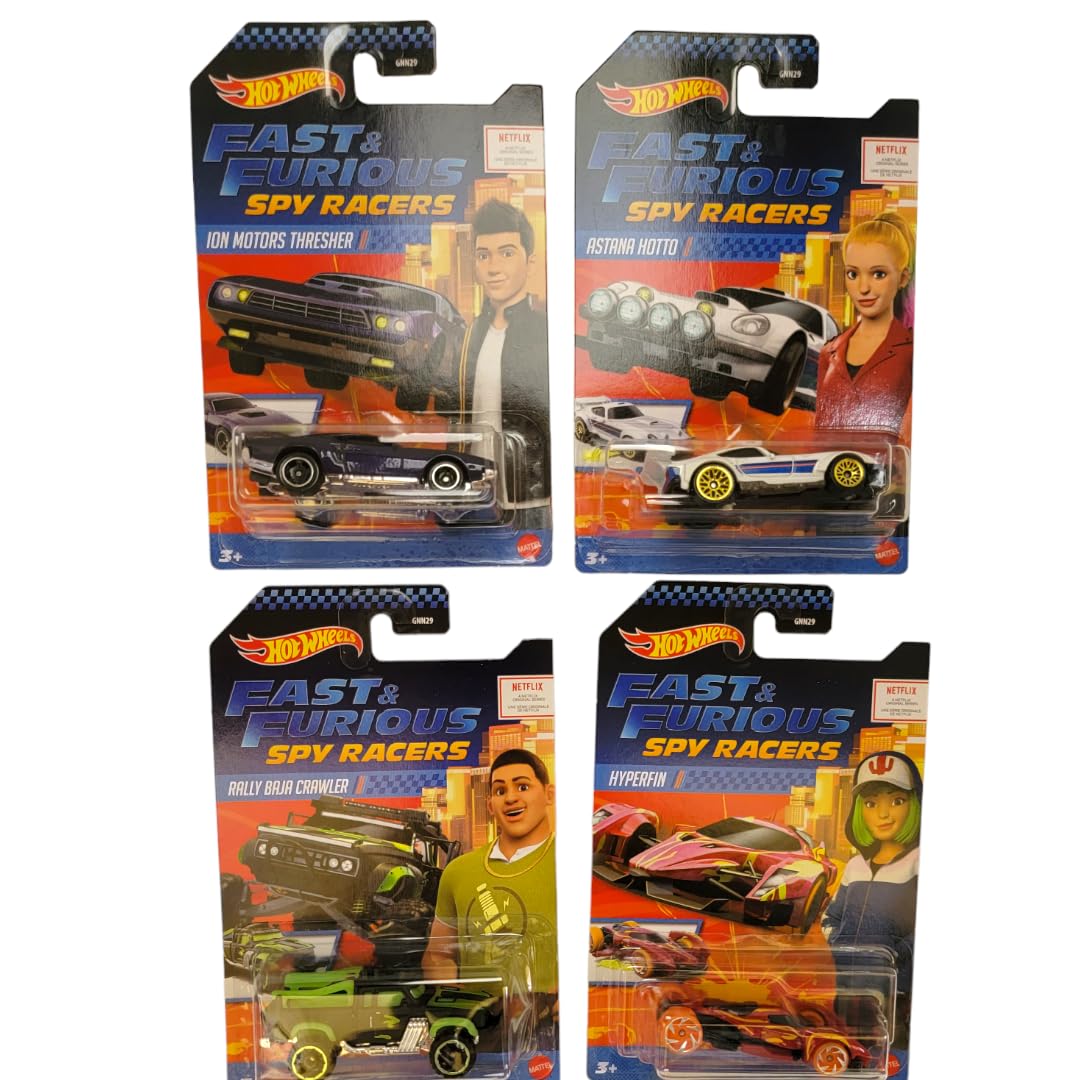 Amazon.com: Hot Wheels Fast & Furious Spy Racers Complete 4