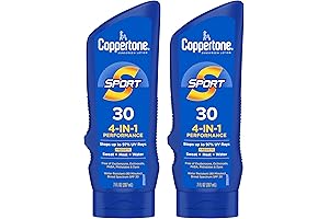 Water-Resistant Sport Sunscreen Lotion Boasting SPF 30 Protection in Convenient 7 Fl Oz Value Pack