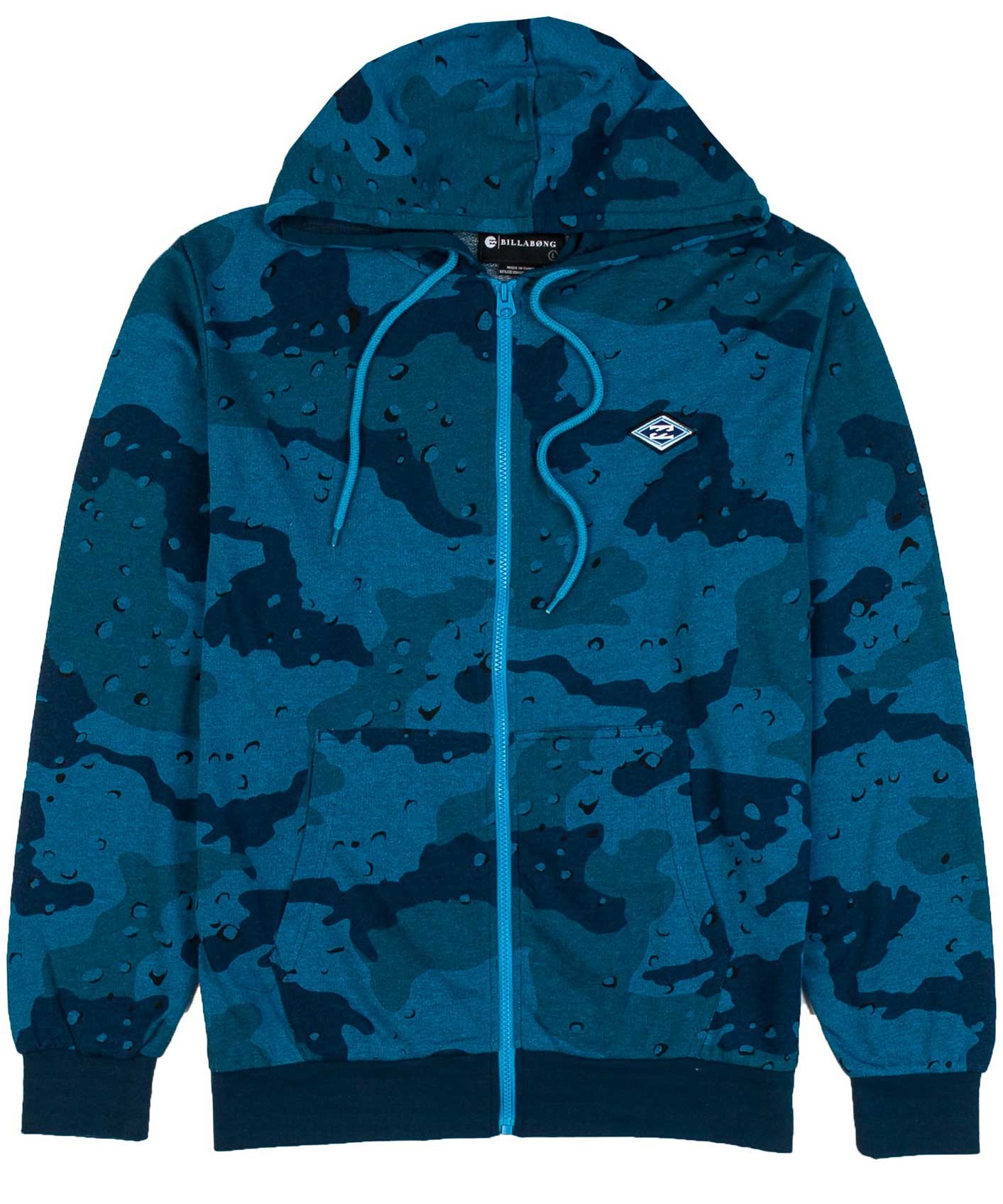 Billabong Men's Ryder Zip Up Fleece Hoodie