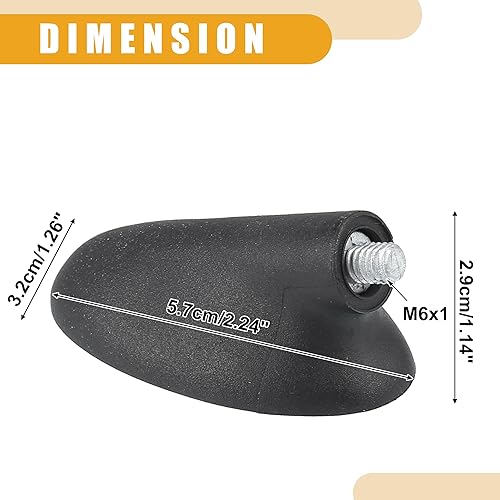 Miniatura 4 de Partuto Base de antena No.XS8Z18919AA - Soporte de base de antena de radio para techo de coche - para Ford Focus 2000-2007 Metal Balck - 1 unidad