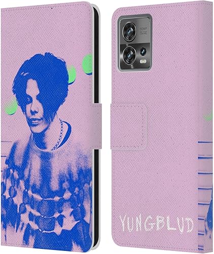 Head Case Designs Officially Licensed Yungblud Photo Graphics Leather Book Wallet Case Cover Compatible with Motorola Moto Edge 30 Fusion