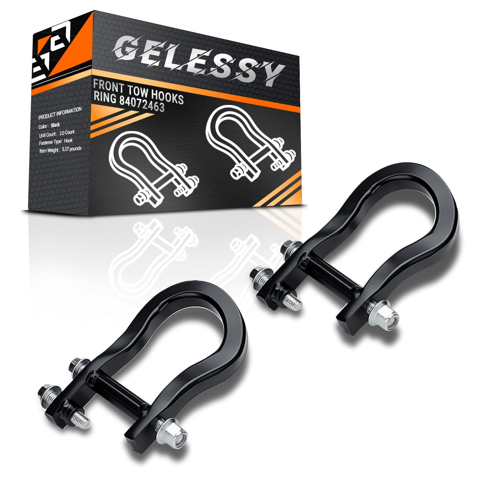 Amazon.com: Gelessy Front Tow Hooks Ring 84072463 Compatible
