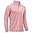 TACVASEN Mens UV Sun Protection Shirts Running Gym Athletic Long Sleeve Shirts for Swim Rash Guard Workout Dry Fit T-Shirts Grey Pink L