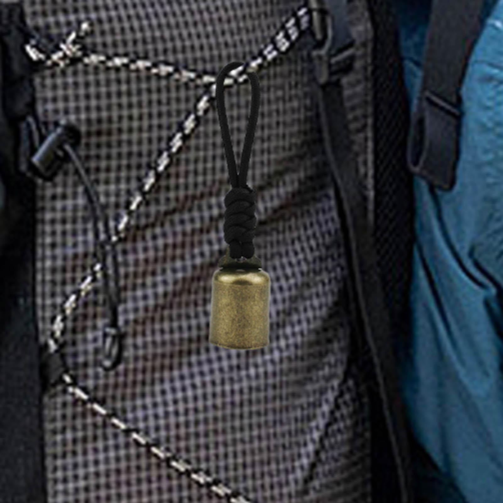 Wanderglocke für Tasche, Laute Bärenglocke - Laute Bärenglocke Vintage Metall Wanderglocke | Mehrzweck-Taschenanhänger für Outdoor-Zubehör mit Schalldämpfer zum Wandern und Klettern