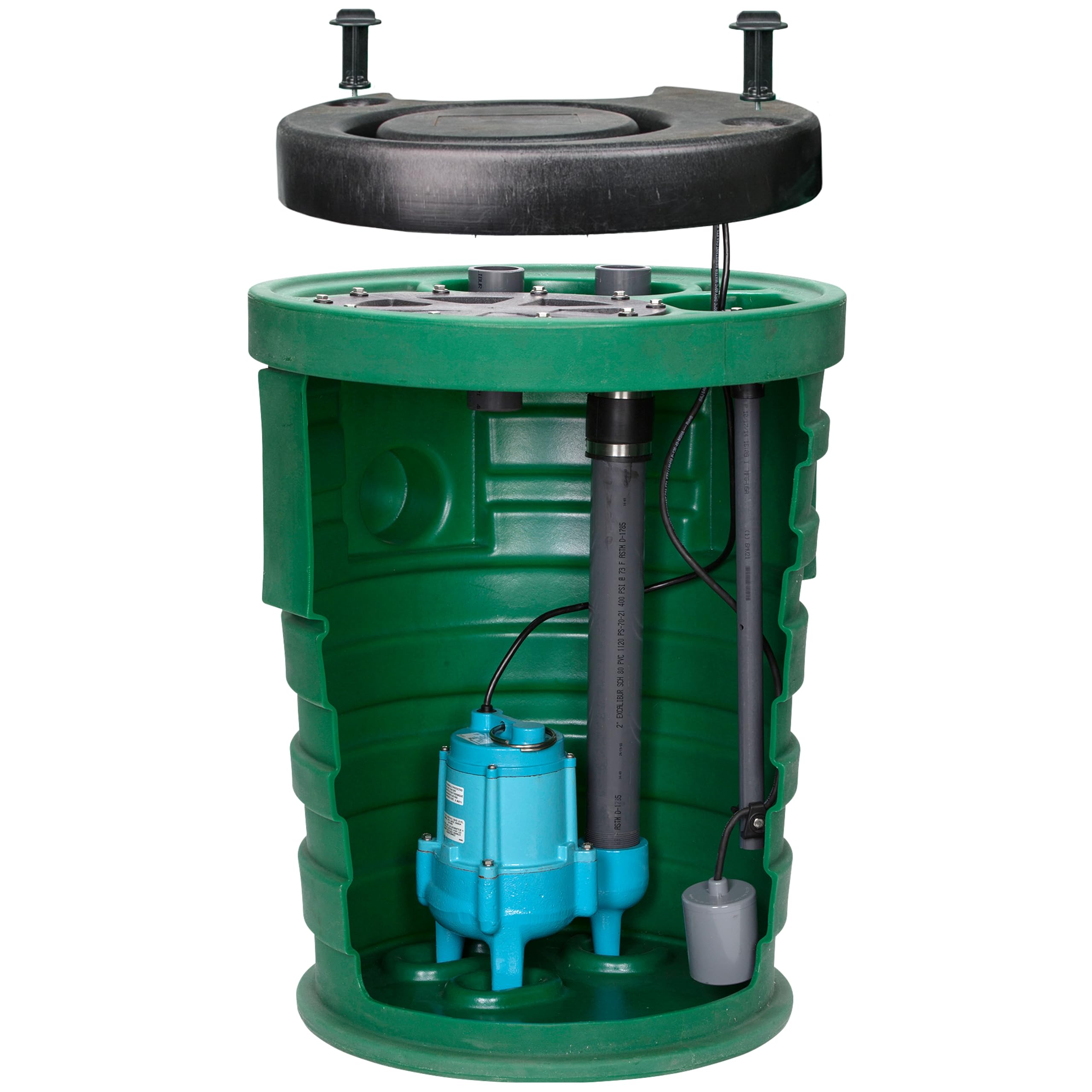 Little Giant 9SF2V2D Pit Plus SR Sewage Basin System with 115-Volt