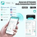 KUAIVO Smart Scale for Body Weight and Fat Percentage, 8 Electrode Digital Body Weight Scale with BMI, Body Fat, Muscle Mass, 28 Body Composition Analyzer, Rechargeable Body Fat Scale with VA Display gallery image