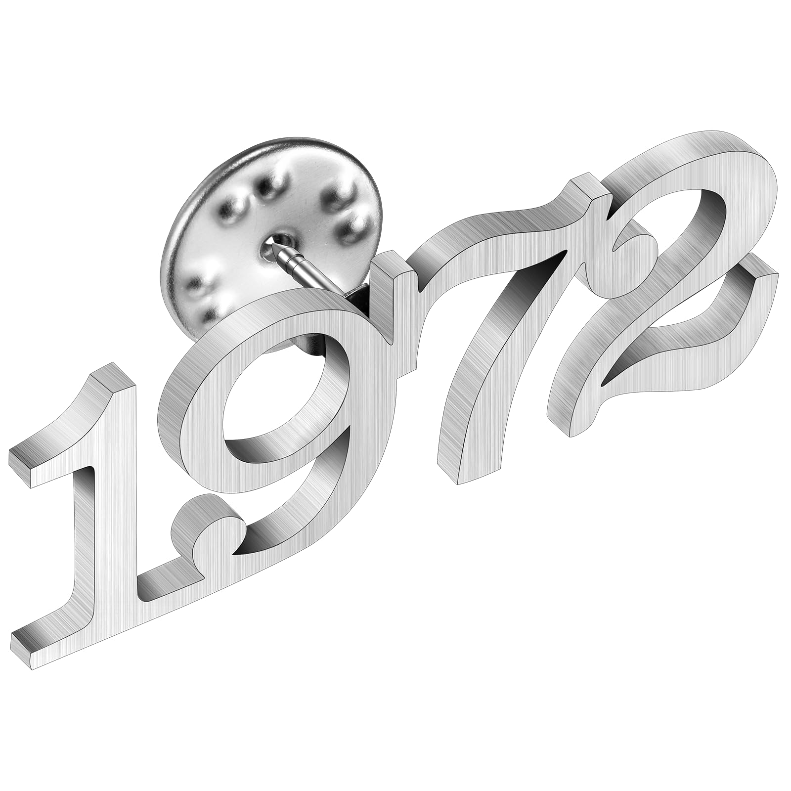 AMITER Birth Year Lapel Pin, 1970-2025 Enamel Brooch Pins Tie Tacks for Men &amp; Women Birthday, Graduation, Anniversary