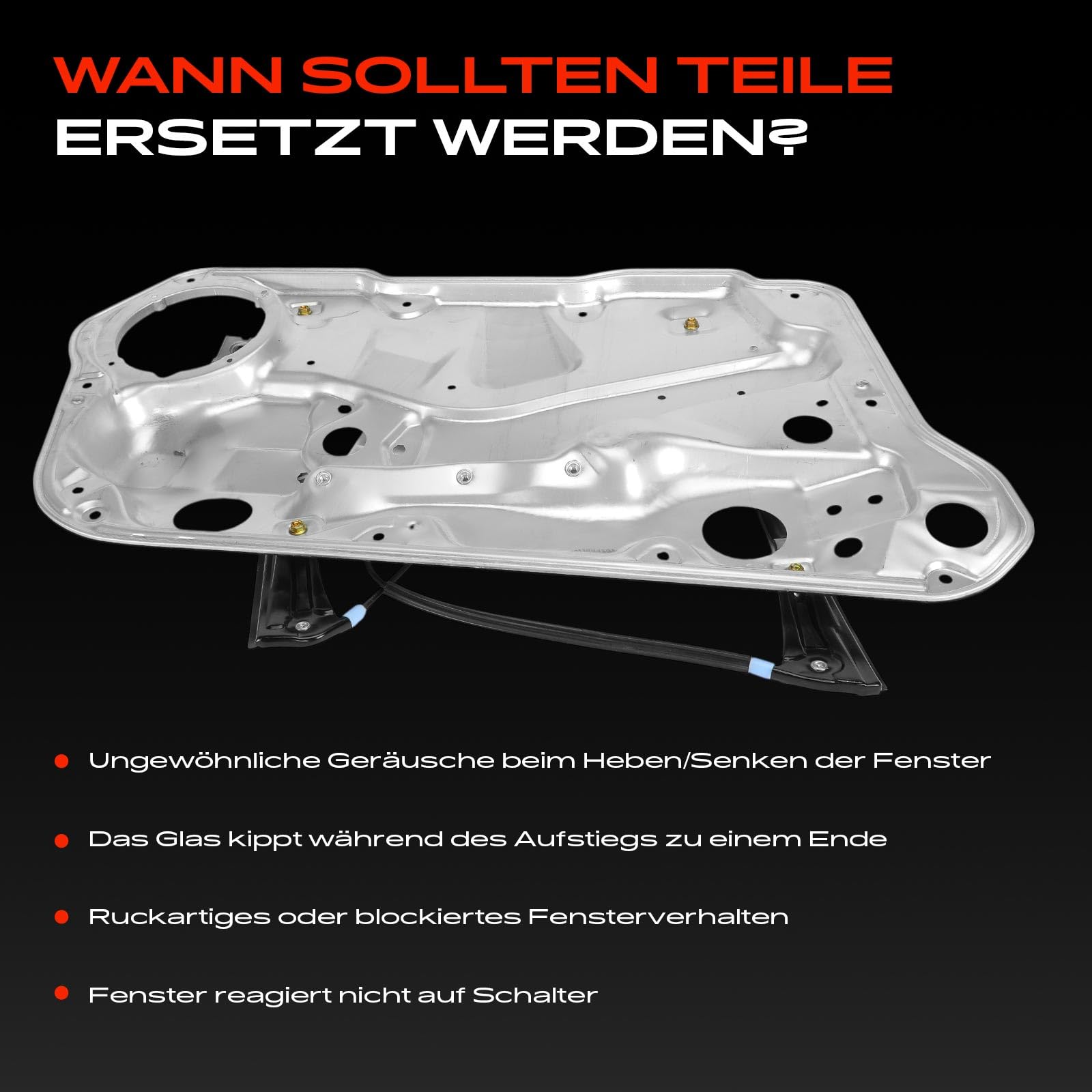 Frankberg Fensterheber Mit Grundträger Vorne Links Kompatibel mit B-o-r-a 1J2 1J6 Golf IV 1J1 1J5 1997-2006 1J4837461H