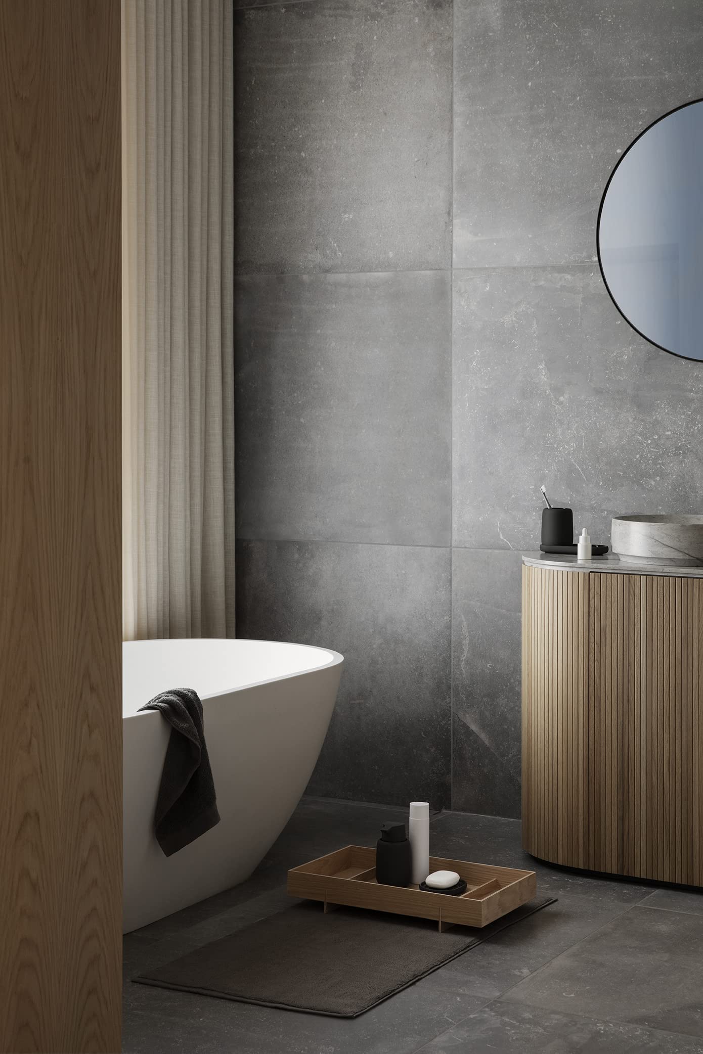 blomus Tablett -ABENTO- | Serviertablett aus Holz | Größe L | Natürliches Design | Dekotablett für Küche, Esszimmer & Wohnbereich | Vielseitig einsetzbar