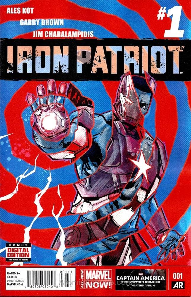 コミック・アニメ IronMan Patriot Amazon.com: Iron Patriot #1 VF ; Marvel comic book