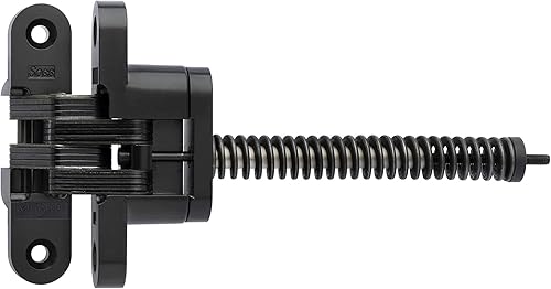 SOSS Cierre invisible de 20 minutos con clasificación de fuego, modelo 216IC para material de 1-3/8 pulgadas de grosor, zinc, acabado exterior de