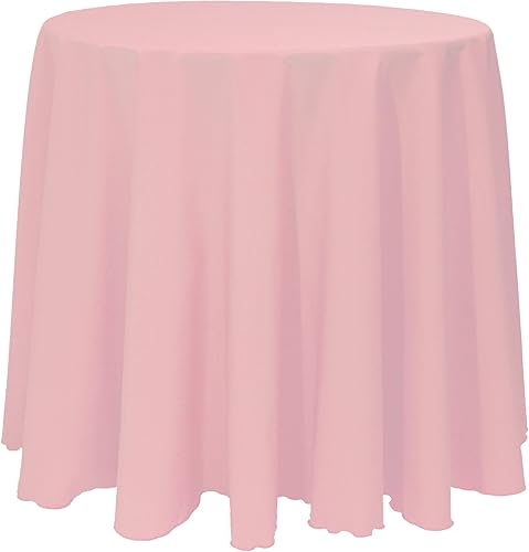 Miniatura 9 de ULTIMATE TEXTILE Mantel redondo de lino de poliéster de 96 pulgadas, color verde musgo