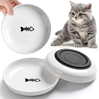 Cat Bowls: No Spill, Wide, 3-Pack