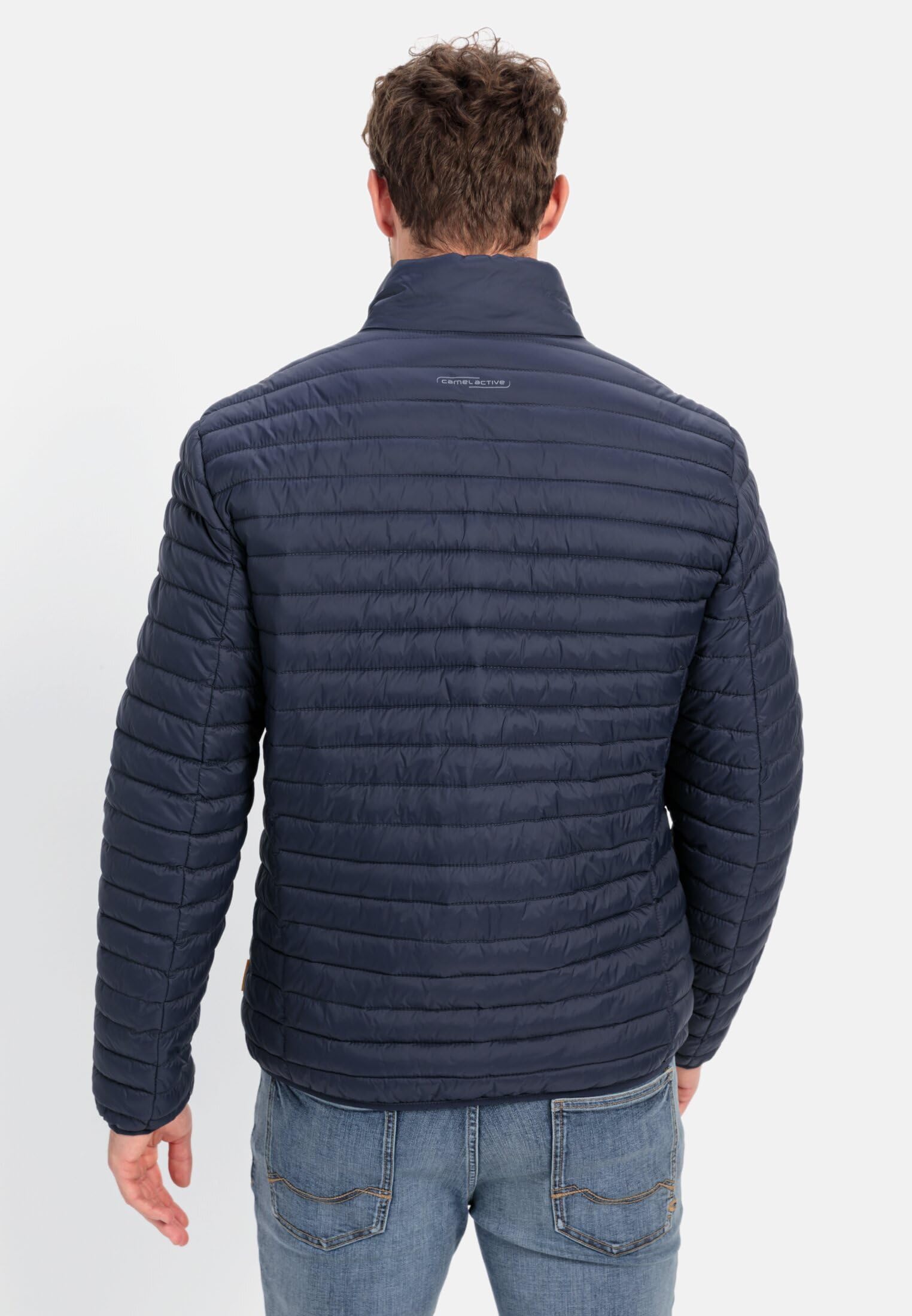 camel active Herren Steppjacke aus recyceltem Polyamid