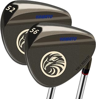 Yamato Forged Golf Wedge CNC Milled for Right Hand Men Golf Sand, Pitching, Lob Wedge High Spin Golf Wedge Set Precision CNC Milled Clubface