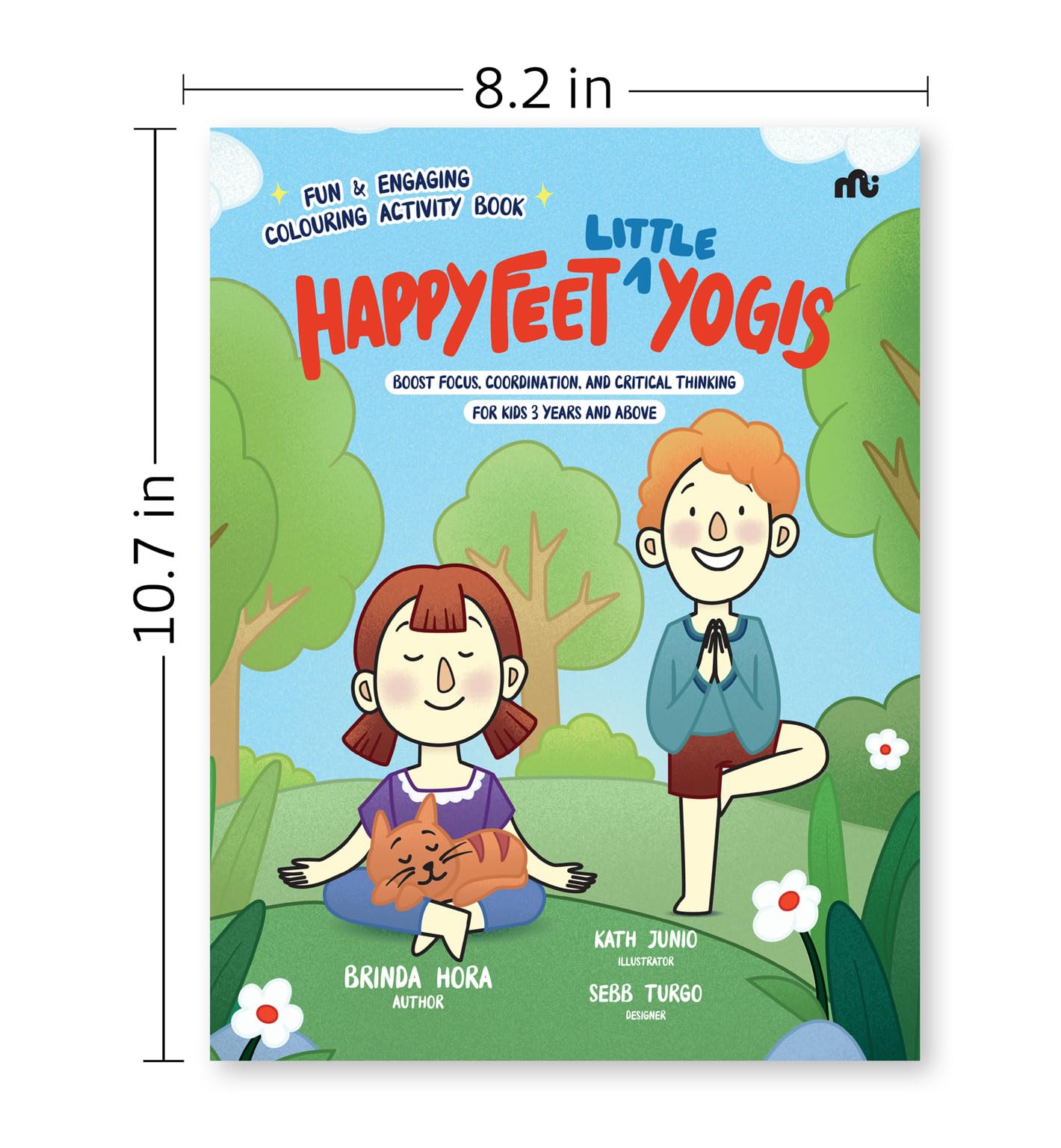 Happy Feet ‘Little’ Yogis: Fun and Engaging Activity Book; Boost Focus, Coordination, and Critical Thinking 2