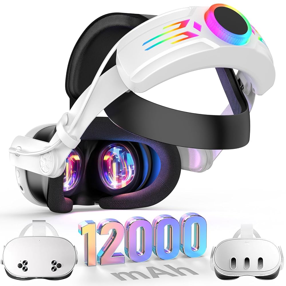 Amazon.com: BROKELIT RGB Head Strap with Battery for Meta