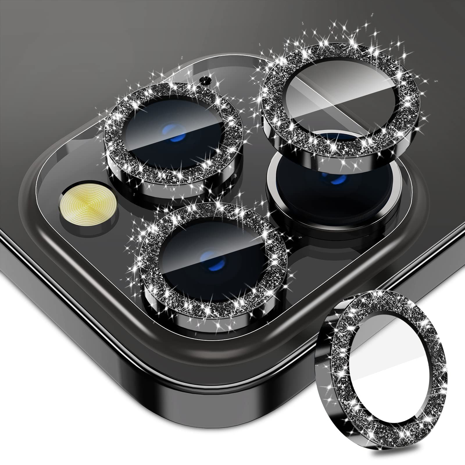 Pellicola Vetro Temperato Per Fotocamera IPhone 15 Pro/Pro Max - 9H, Titanio Naturale, JETech - Foto 11