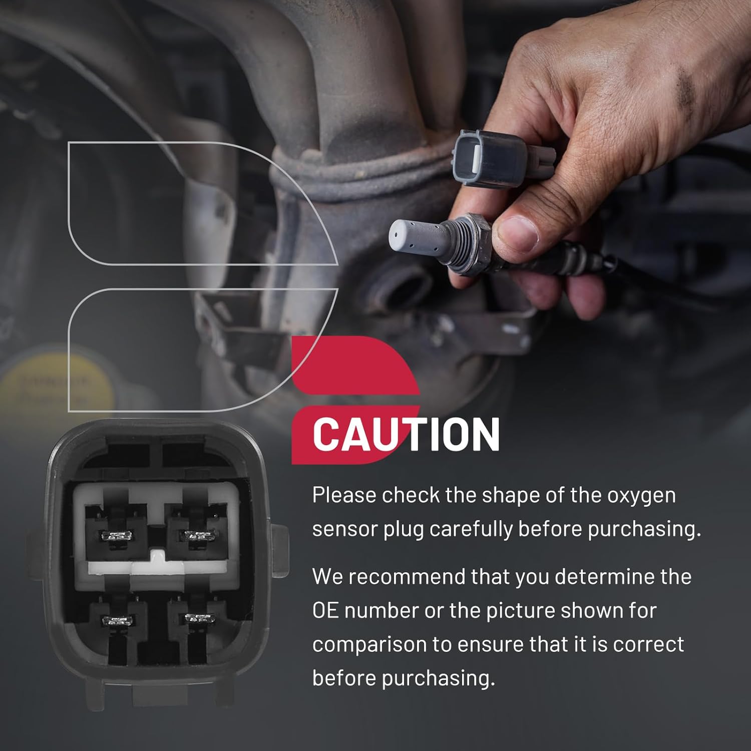 BDFHYK Oxygen Sensor Downstream O2, Compatible with Lexus ES300 ES330 ES350 GX460, Compatible with Toyota Avalon Camry Solara, 234-4064, 8946506070, Replacement 1PCS