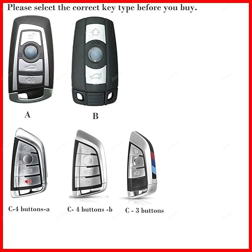 Miniatura 2 de Funda de silicona 3D para llavero de carbono con llavero para BMW 2, 5, 6, 7 Series X1 X2 X3 X5 X6 M