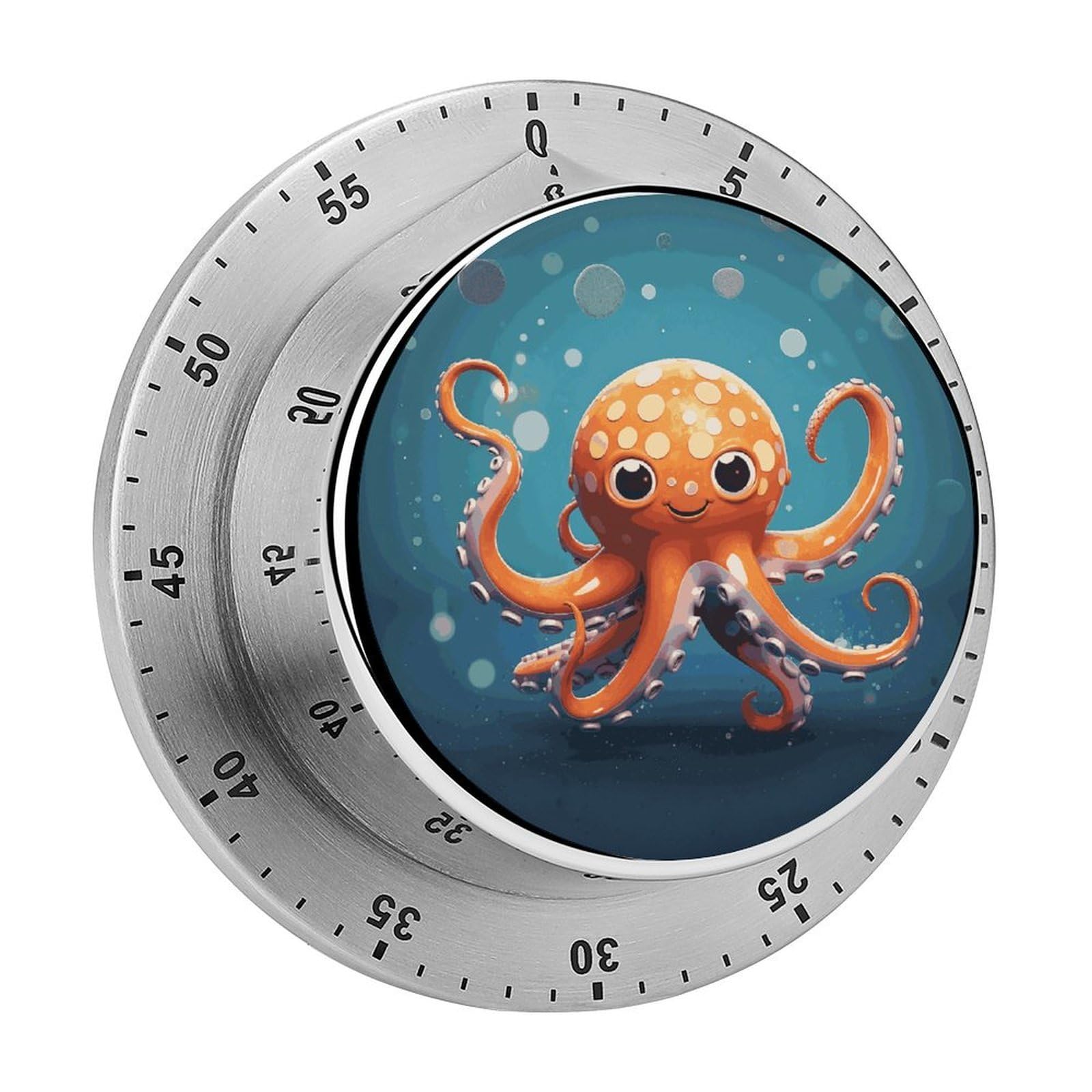 Temporizadores mecánicos de cocina de pulpo que funcionan sin usar pilas