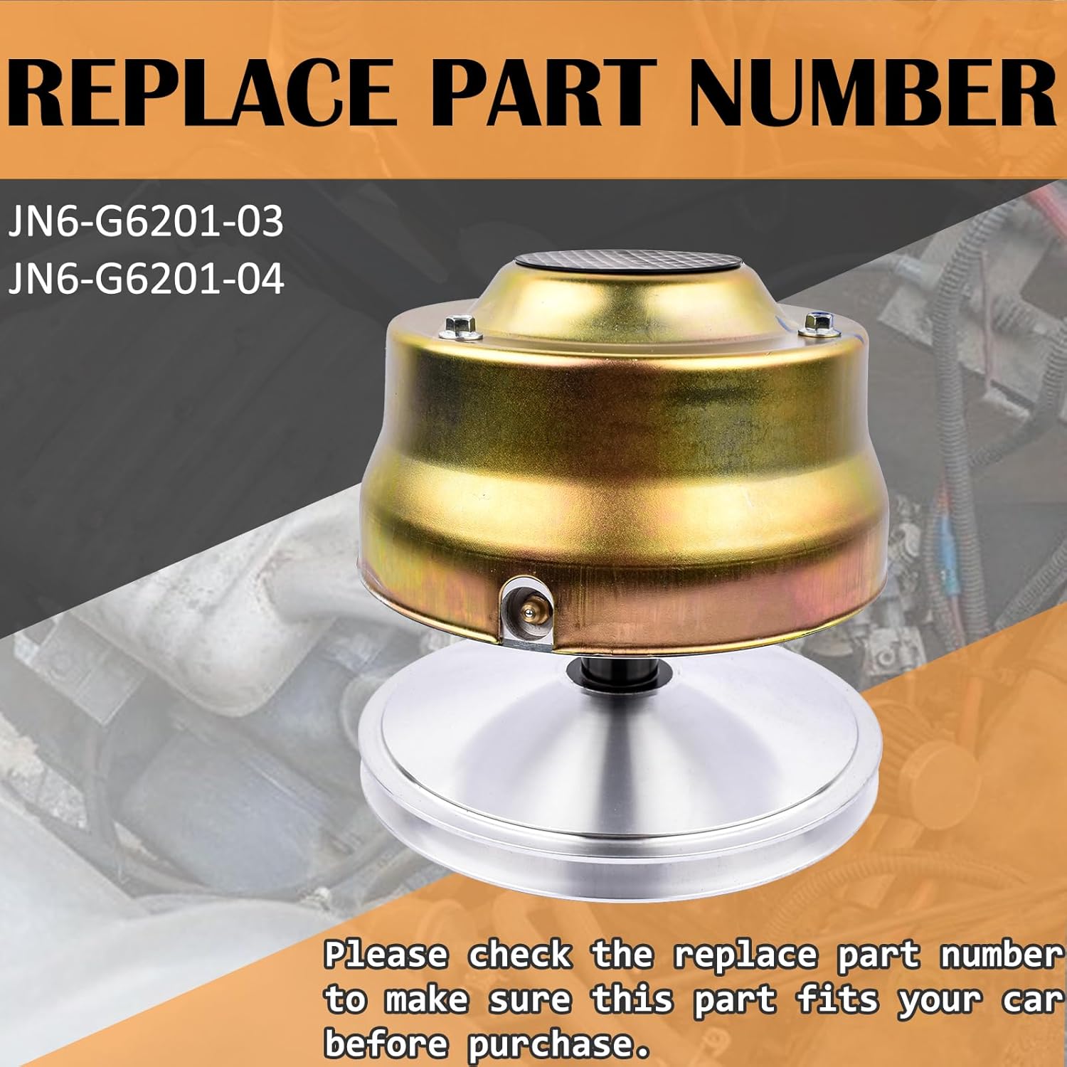 JN6-G6201-03 JN6-G6201-04 Primary Drive Clutch Golf Cart Clutch Fits for G2 G8 G9 G14 G16 G19 G22 4 Cycle Gas Golf Cart