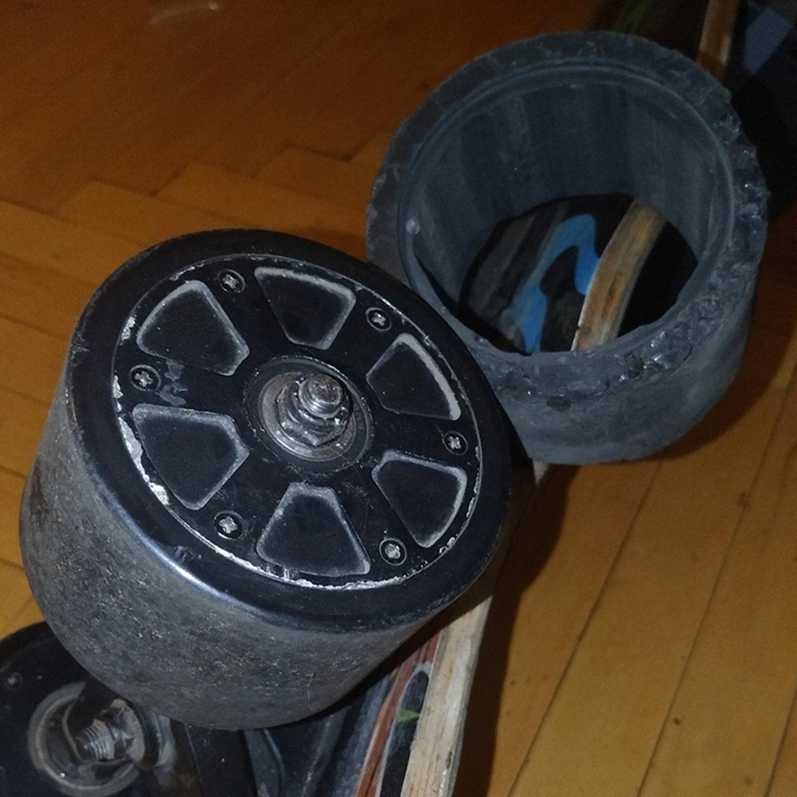 Juego de 3 fundas exteriores de poliuretano para patineta eléctrica, 3 unidades, color negro