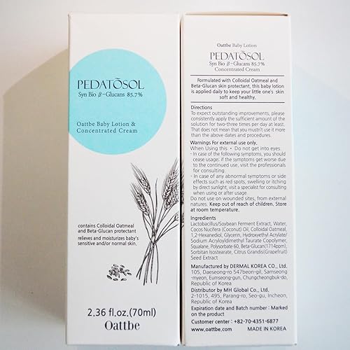 Miniatura 2 de Oattbe Loción para bebés PEDATOSOL
