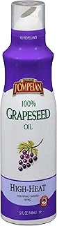 Pompeian 100% Grapeseed Oil Non-Stick Cooking Spray, Perfect for Stir-Frying, Grilling and Sauteing, Naturally Gluten Fre...