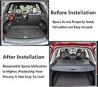 Vista 5 de Cubierta de carga trasera retráctil para automóvil para Toyota RAV4 2019-2023, cubierta de protección de equipaje, cubierta de seguridad