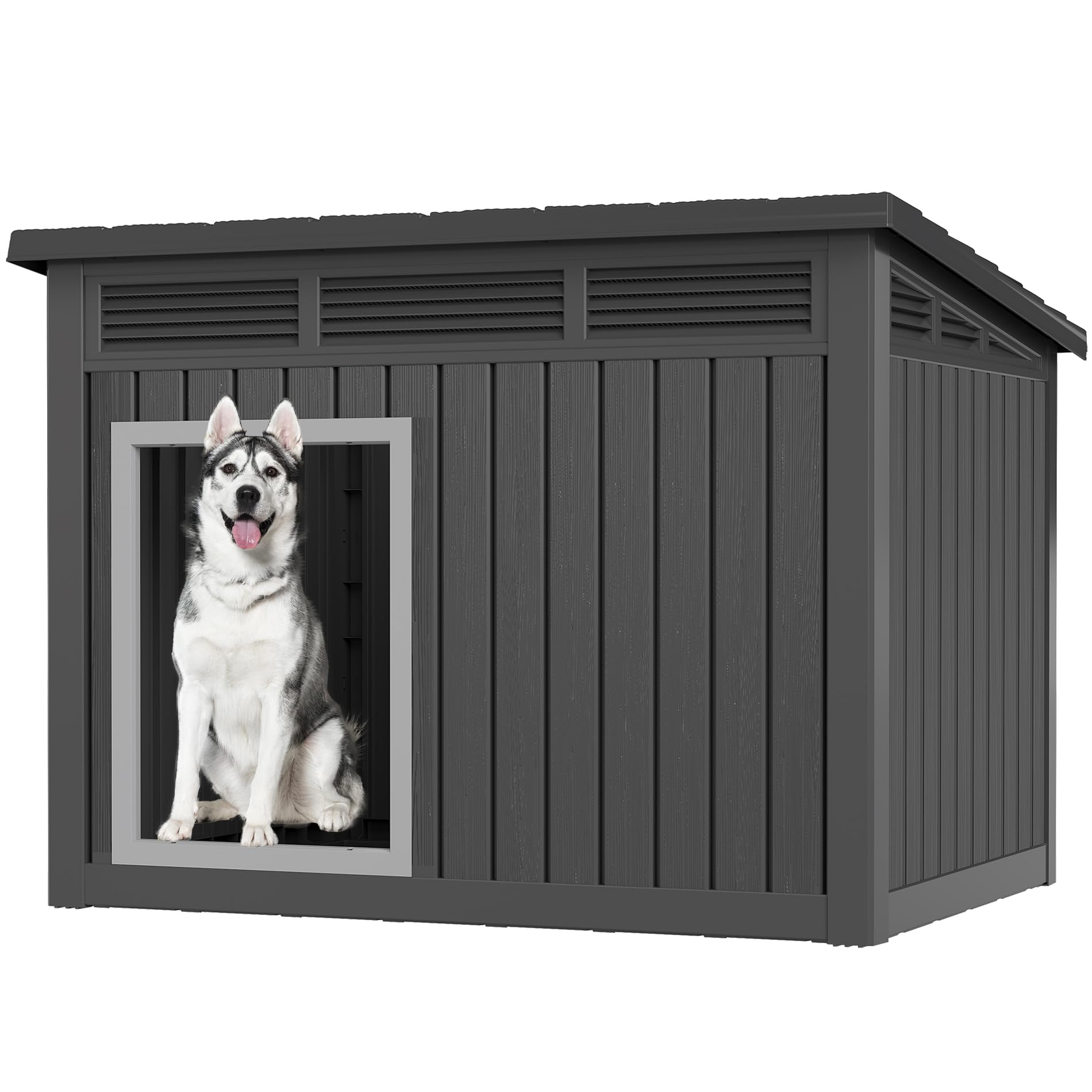 Fancyango Large Dog House Resin