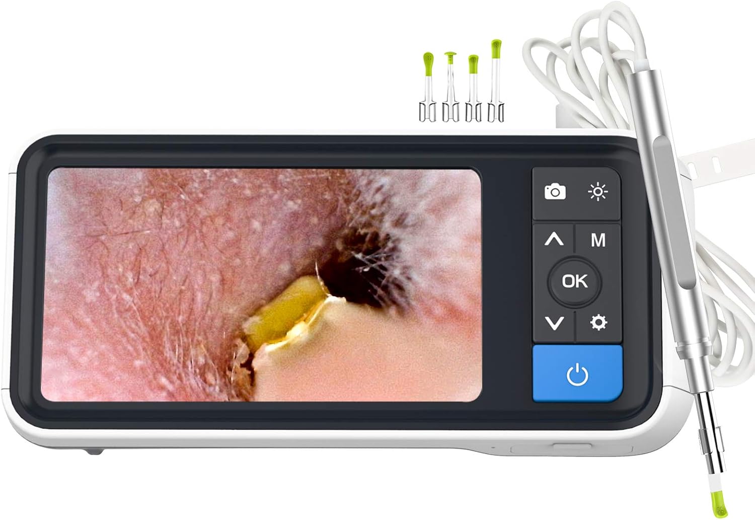 Digital Otoscope Ear Cleaning Endoscope with LCD Display & 32GB Memory