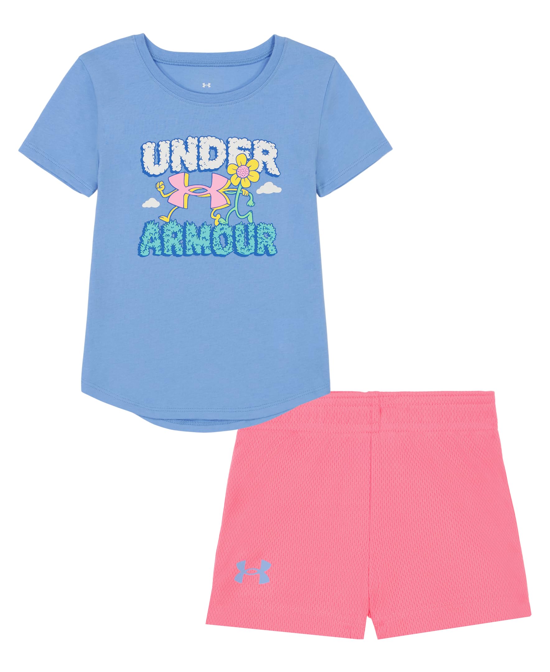 Under Armour Girl's 2-Piece T-Shirt and Shorts Set, Outdoor Collection