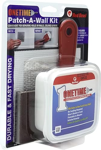 Miniatura 2 de Red Devil 0549 ONETIME - Kit ligero para pared, 12 pinta, paquete de 6, blanco, paquete de 6