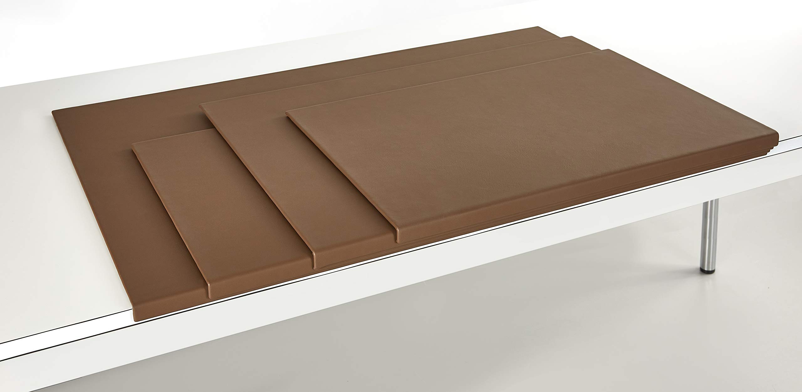 UBO880590 - Sottomano da scrivania in pelle, 88 x 59 cm, angolato, antiscivolo, per ufficio, 88 x 59 cm