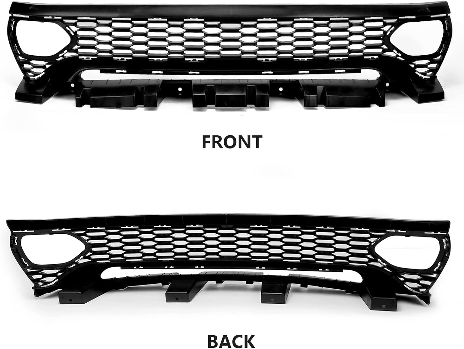 Widebody Grille Compatible with Dodge Charger SRT Scat Pack 2020 2021 2022 2023 Front Upper Bumper Grill Black