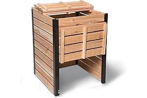 Gardener's Supply Heavy Duty Outdoor Cedar Compost Bin