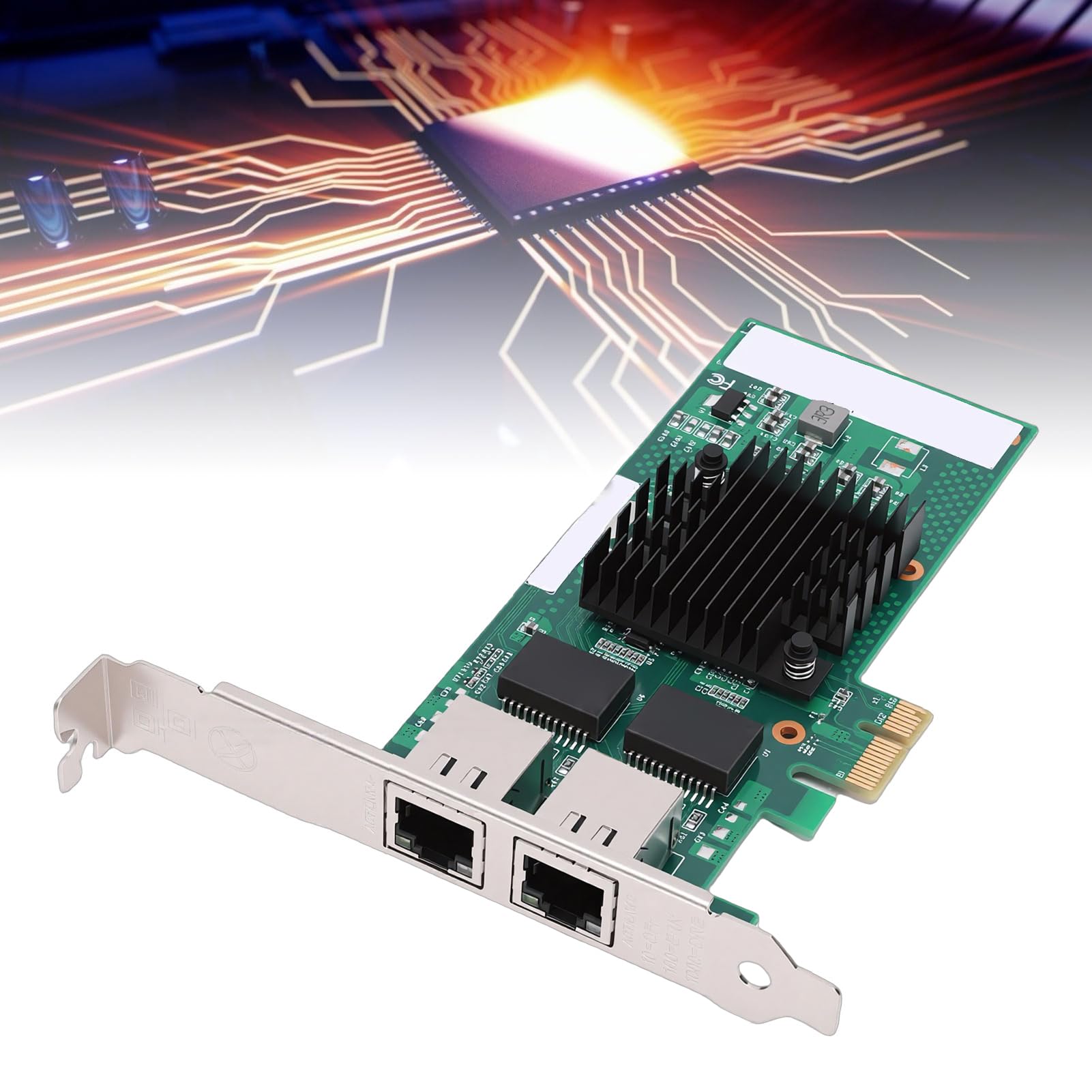 Scheda di Rete Ethernet PCI Express per connettività Gigabit a Doppia Porta RJ45 Ad Alte Prestazioni per Server