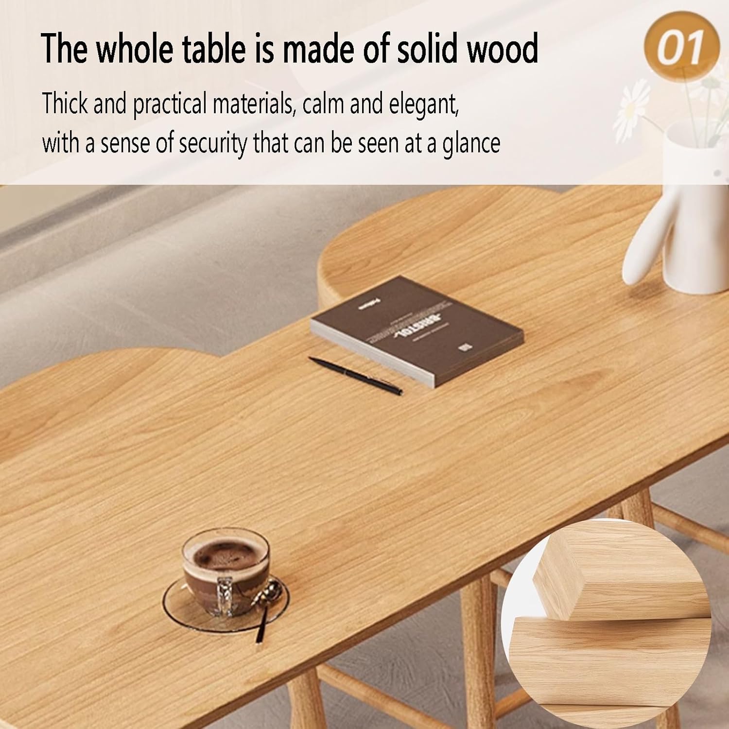 Industrial High Top Rectangle Dining Table - Solid Wood Pine Base, Outdoor Bar Height Table, Narrow Long Design for Kitchen & Patio, Square Side Table, No Stools Included (180 * 40c