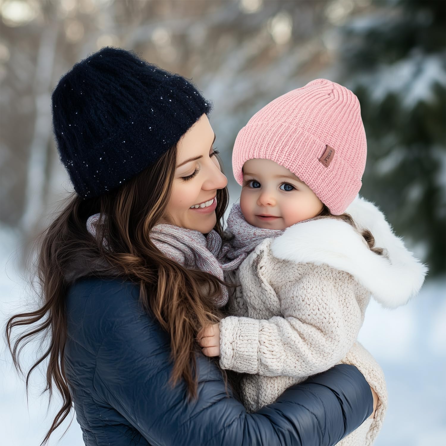 Bebila Baby Beanie Toddler Infant Winter Hats Knit Warm Caps for Boys Girls - Image 4