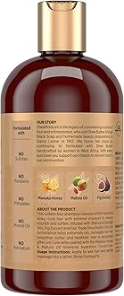 Shea Moisture Manuka Honey And Mafura Oil Intensive Hydration Shampoo For Unisex, 384 ML, White, 13 Fl Oz